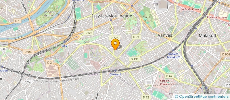 localisation de l'entreprise COQUET AND CO à ISSY-LES-MOULINEAUX
