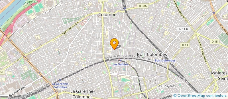 localisation de l'entreprise COQUETELERS à COLOMBES