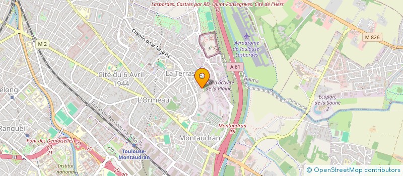 localisation de l'entreprise COQUETTE à TOULOUSE