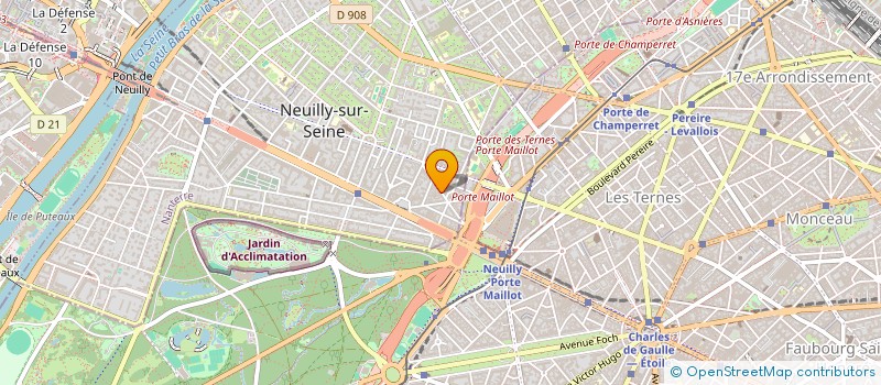 localisation de l'entreprise COQUETTE NEUILLY  NEUILLY-SUR-SEINE