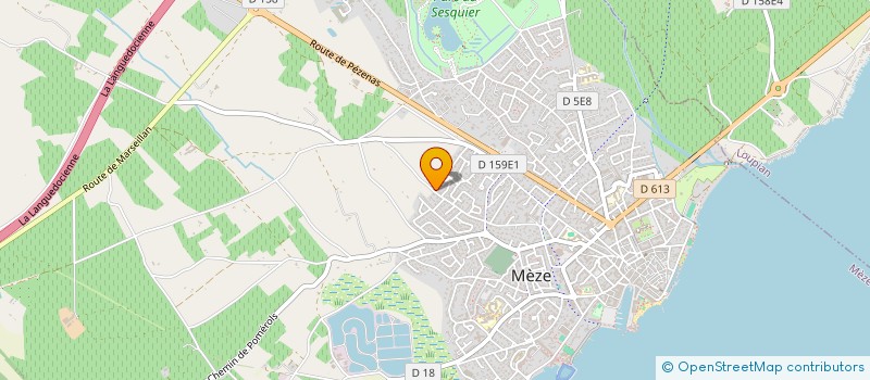 localisation de l'entreprise COQUI PRO MED à MEZE