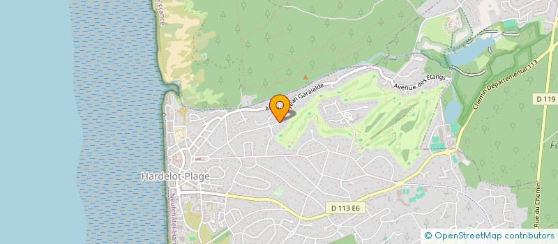 localisation de l'entreprise COQUILLADE  NEUFCHATEL-HARDELOT