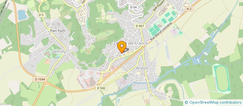 localisation de l'entreprise COQUILLAGE à LAON