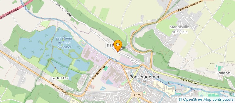 localisation de l'entreprise COQUILLAGES à PONT-AUDEMER