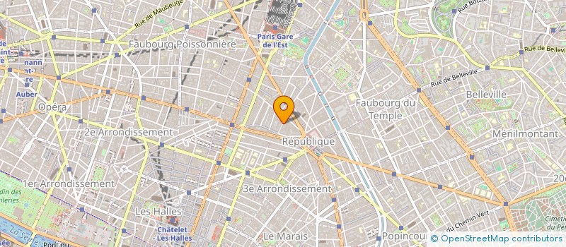 localisation de l'entreprise COQUILLAGES & CRUSTACES  PARIS