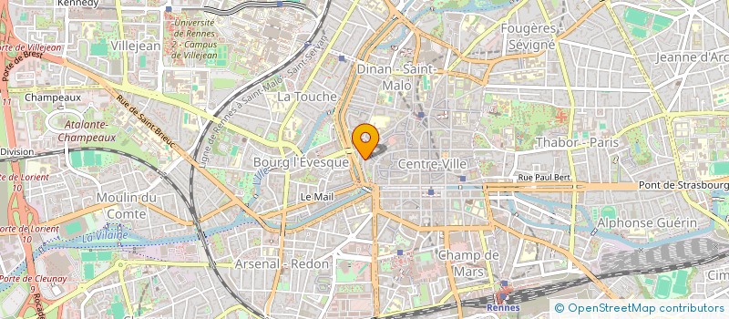 localisation de l'entreprise COQUILLE à RENNES