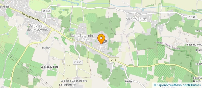 localisation de l'entreprise COQUILLE à LES GARENNES SUR LOIRE