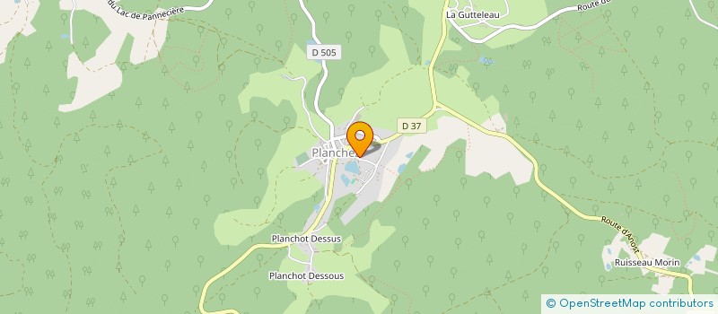 localisation de l'entreprise COQUILLON BENOIT à PLANCHEZ
