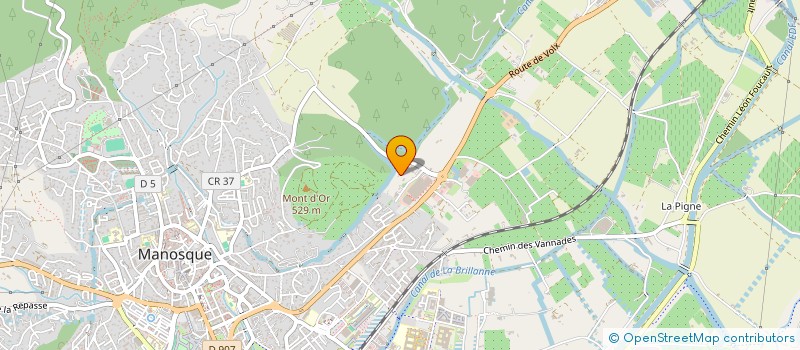 localisation de l'entreprise COQUIN DE SORT à MANOSQUE