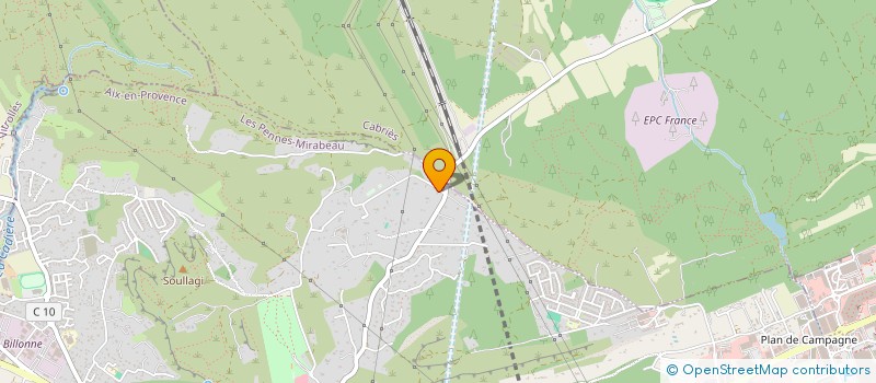 localisation de l'entreprise COQUINS D'ANES EN BAL'ANES  LES PENNES-MIRABEAU