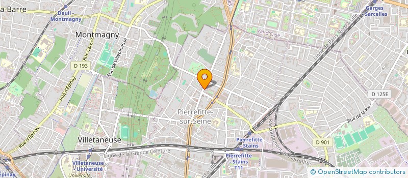 localisation de l'entreprise COR BAT à PIERREFITTE-SUR-SEINE
