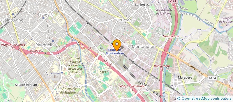 localisation de l'entreprise COR LUDENS à TOULOUSE