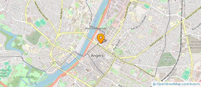 localisation de l'entreprise COR - VAY à ANGERS