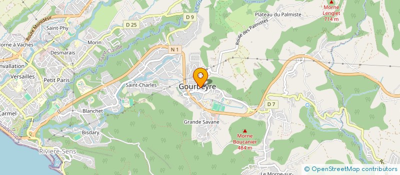 localisation de l'entreprise COR'VERT à GOURBEYRE