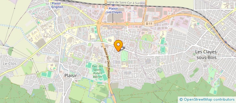 localisation de l'entreprise CORA à LEVALLOIS PERRET