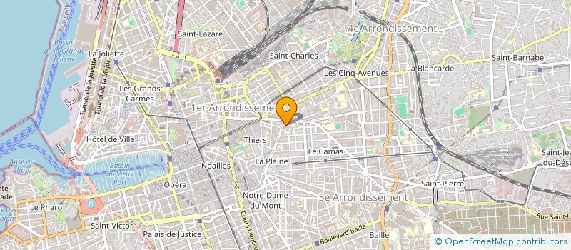 localisation de l'entreprise CORA DISTRIBUTION à MARSEILLE