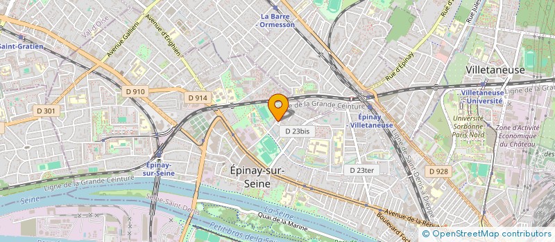 localisation de l'entreprise CORA EVENTS à EPINAY-SUR-SEINE