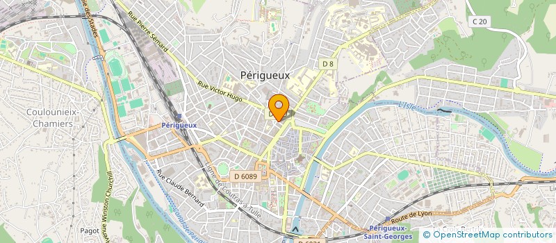 localisation de l'entreprise CORA SARL à PERIGUEUX