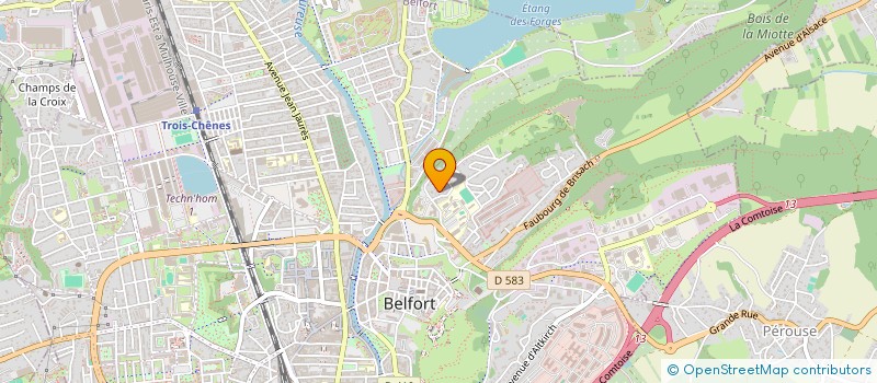 localisation de l'entreprise CORAB SARL à BELFORT