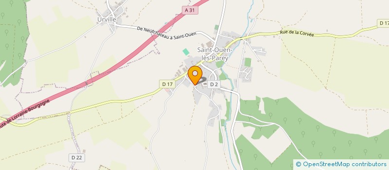 localisation de l'entreprise CORACEM CONSTRUCTIONS à SAINT-OUEN-LES-PAREY