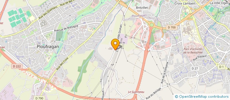 localisation de l'entreprise CORACK HENRI ET FILS SARL à TREGUEUX