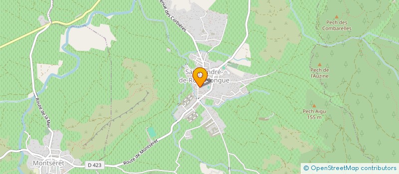 localisation de l'entreprise CORACLEM  SAINT-ANDRE-DE-ROQUELONGUE