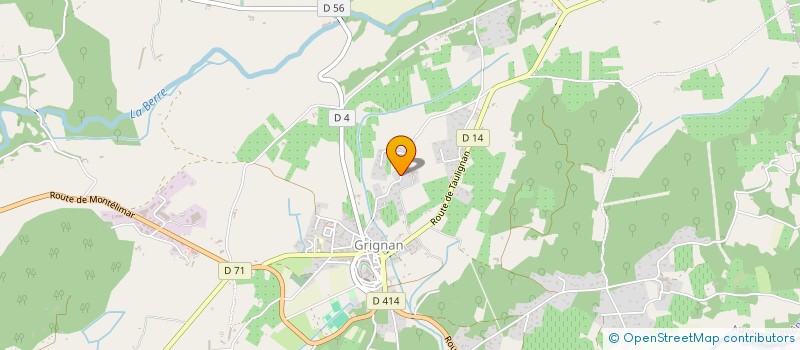 localisation de l'entreprise CORAD  GRIGNAN