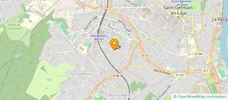localisation de l'entreprise CORADEAN AERO CONSULTING à SAINT-GERMAIN-EN-LAYE