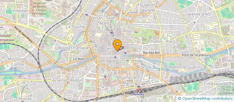 localisation de l'entreprise CORADY à RENNES