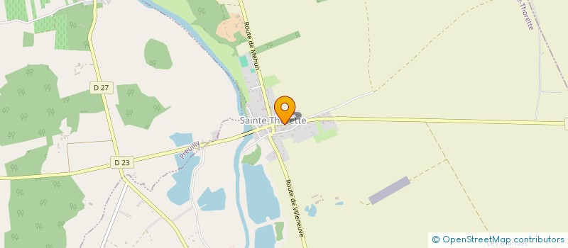 localisation de l'entreprise CORAEL  SAINTE-THORETTE