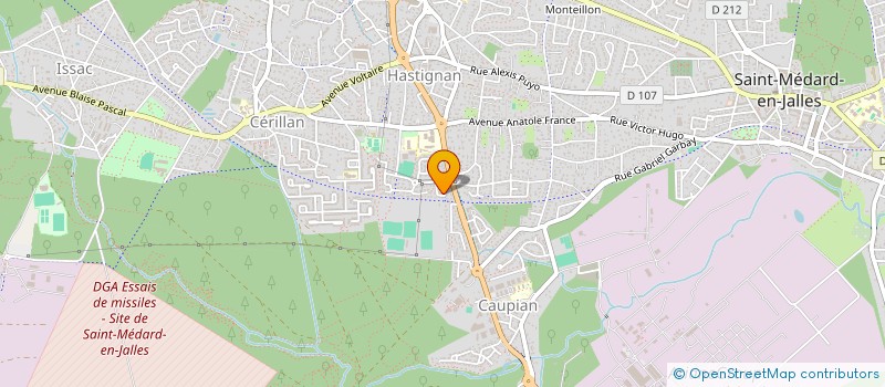 localisation de l'entreprise CORAGE à SAINT-MEDARD-EN-JALLES