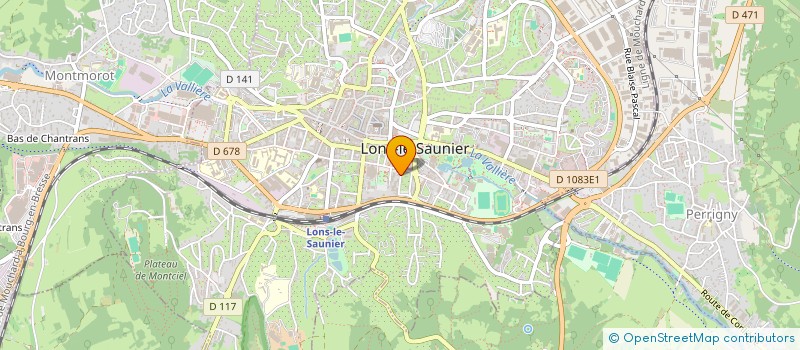 localisation de l'entreprise CORAGE  LONS-LE-SAUNIER