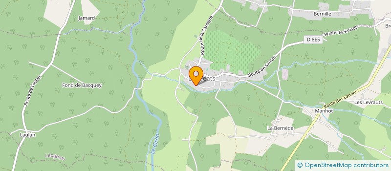 localisation de l'entreprise CORAGUIL  LEOGEATS