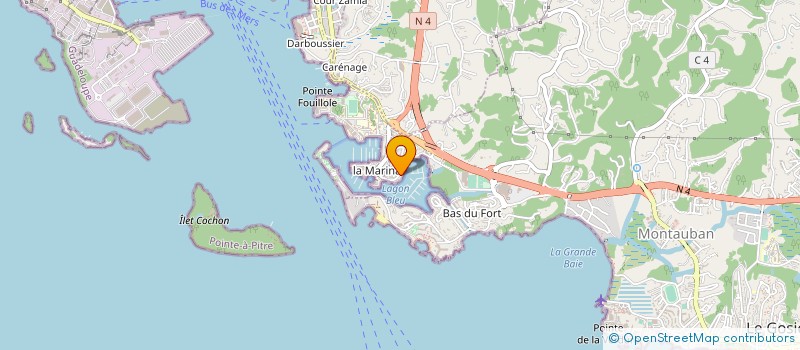 localisation de l'entreprise CORAIBES à LE GOSIER