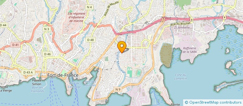 localisation de l'entreprise CORAIL 34  FORT-DE-FRANCE