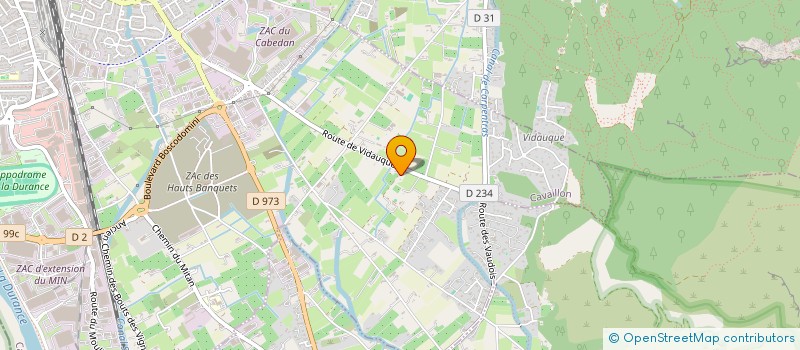 localisation de l'entreprise CORAIL  CAVAILLON