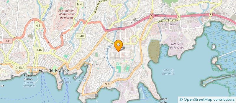 localisation de l'entreprise CORAIL 37  FORT-DE-FRANCE