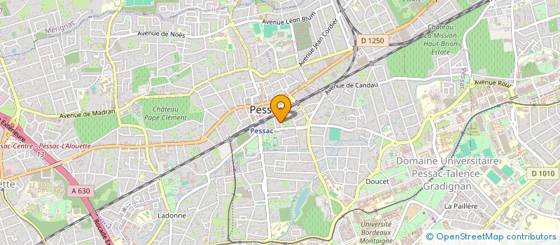 localisation de l'entreprise CORAIL  PESSAC