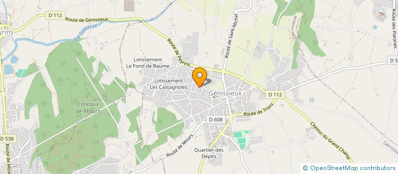 localisation de l'entreprise CORAIL  GENISSIEUX