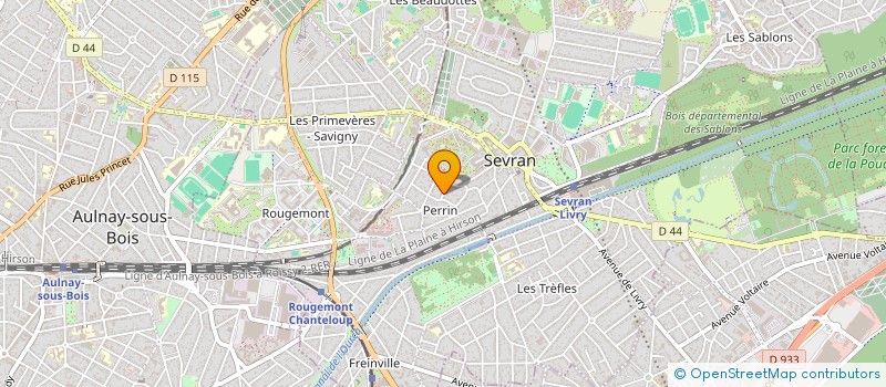 localisation de l'entreprise CORAIL à SEVRAN