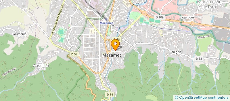 localisation de l'entreprise CORAIL  MAZAMET