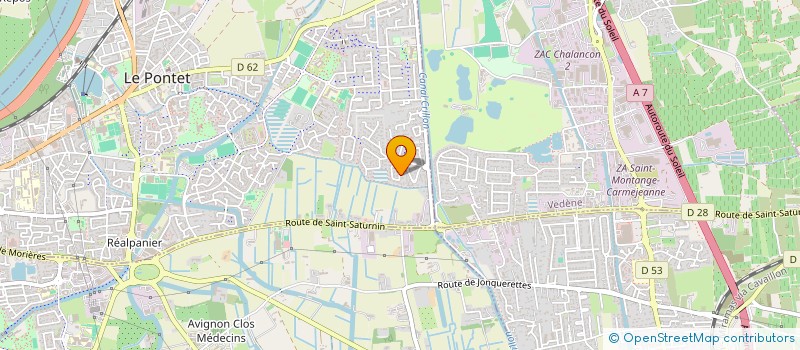 localisation de l'entreprise CORAIL  LE PONTET