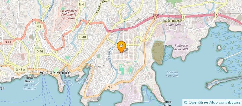 localisation de l'entreprise CORAIL 55  FORT-DE-FRANCE