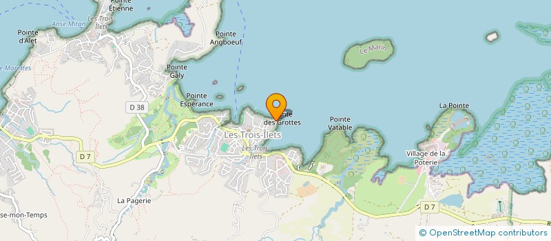 localisation de l'entreprise CORAIL 73 à LES TROIS-ILETS