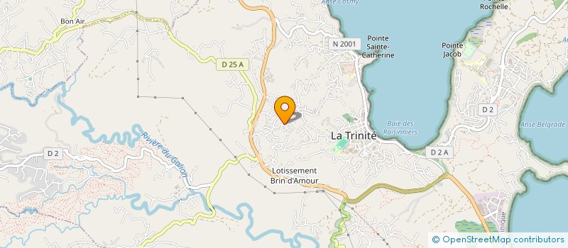 localisation de l'entreprise CORAIL à LA TRINITE