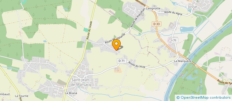 localisation de l'entreprise CORAIL  SAINT-JEAN-DE-MARSACQ