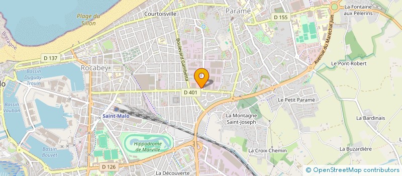 localisation de l'entreprise CORAIL ANALYTICS à SAINT-MALO