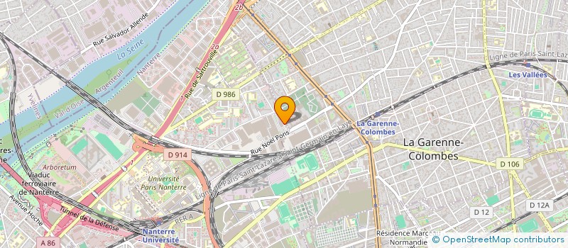 localisation de l'entreprise CORAIL AUTO  NANTERRE