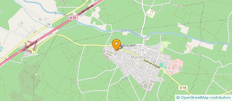 localisation de l'entreprise CORAIL CARRELAGE à BEZIERS