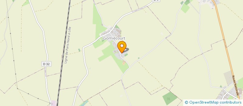 localisation de l'entreprise CORAIL INNOVATION  ERVILLERS